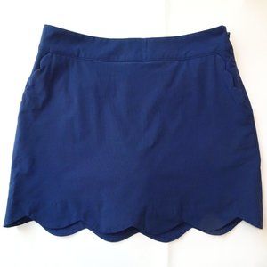 Vineyard Vines Scalloped Skort | Blue | EUC | 6